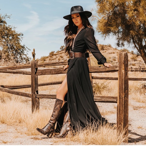 FREEBIRD Jasper Boot in Brown Croc